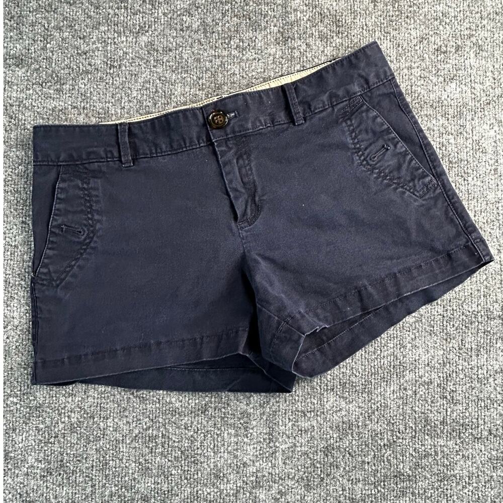 2010's Banana Republic Heritage Women's Size 2 Navy Blue Chino Shorts